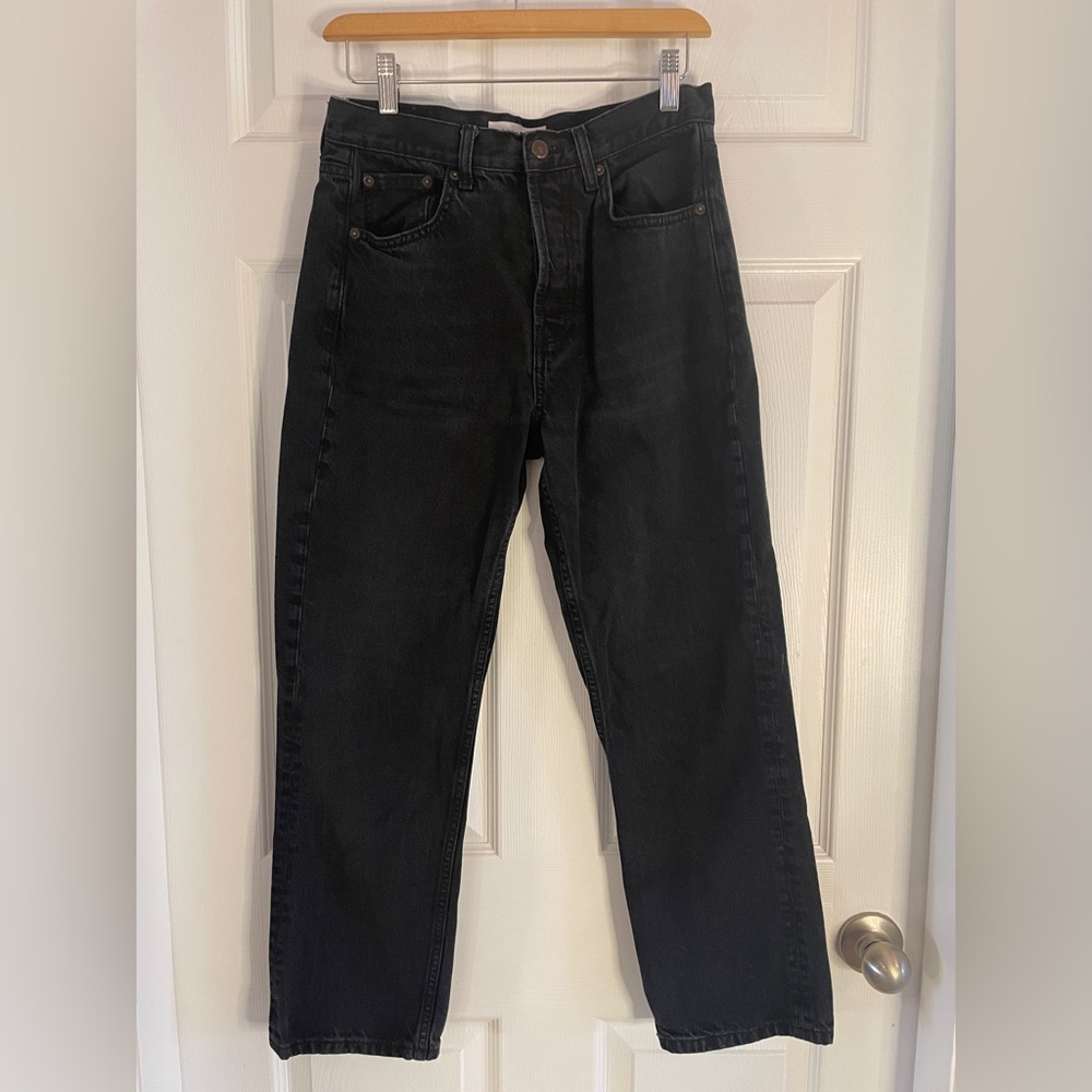 Top Shop Straight Leg Denim